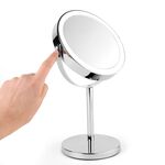 BELDRAY 7'' TELESCOPIC Chrome LED Mirror